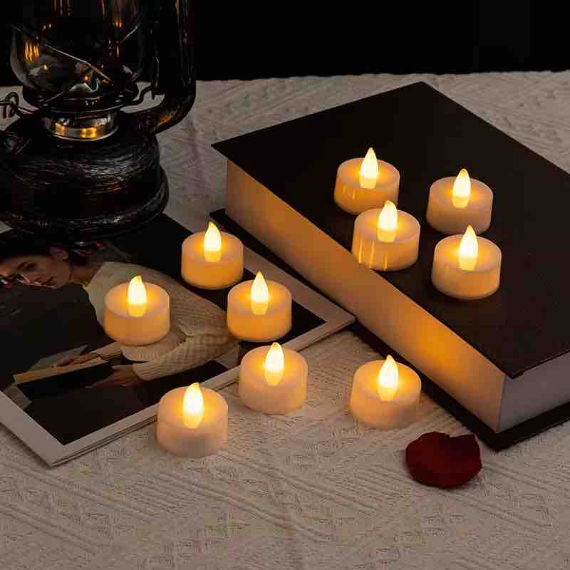 Flameless LED Diya – Pack of 12