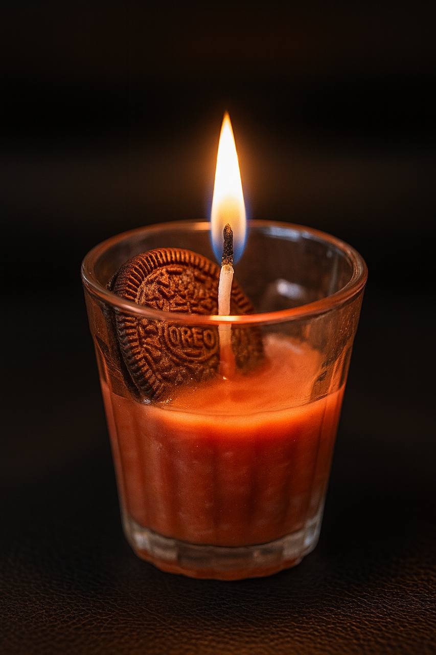 Chai & Biscuit Glass Candle