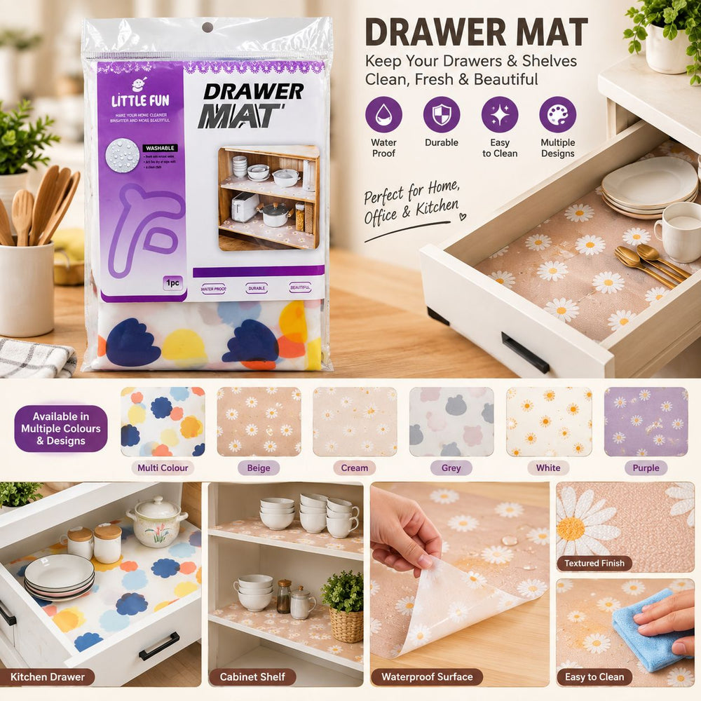 Drawer & Shelf Liner Mat – 45 x 300 cm
