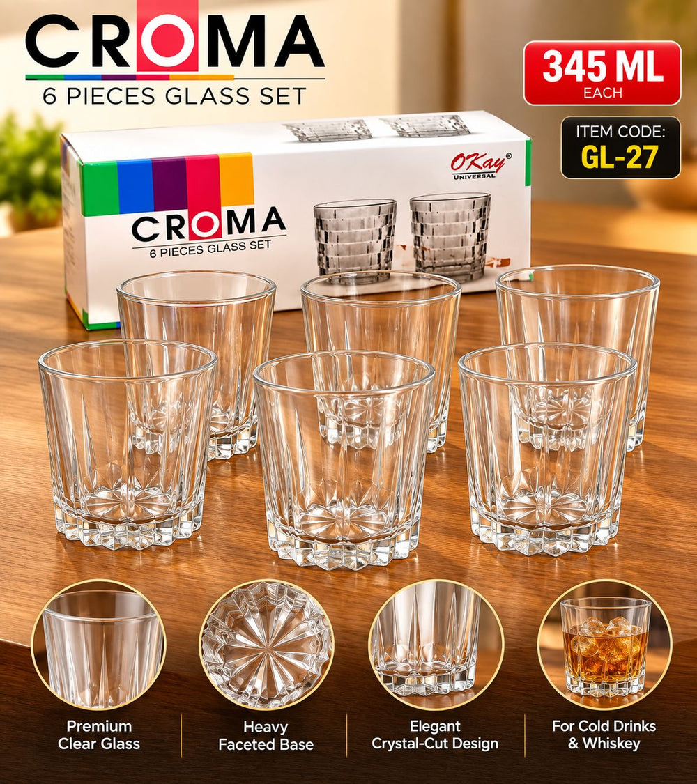 Excalibur Big Glass Set – 6 × 345 ml