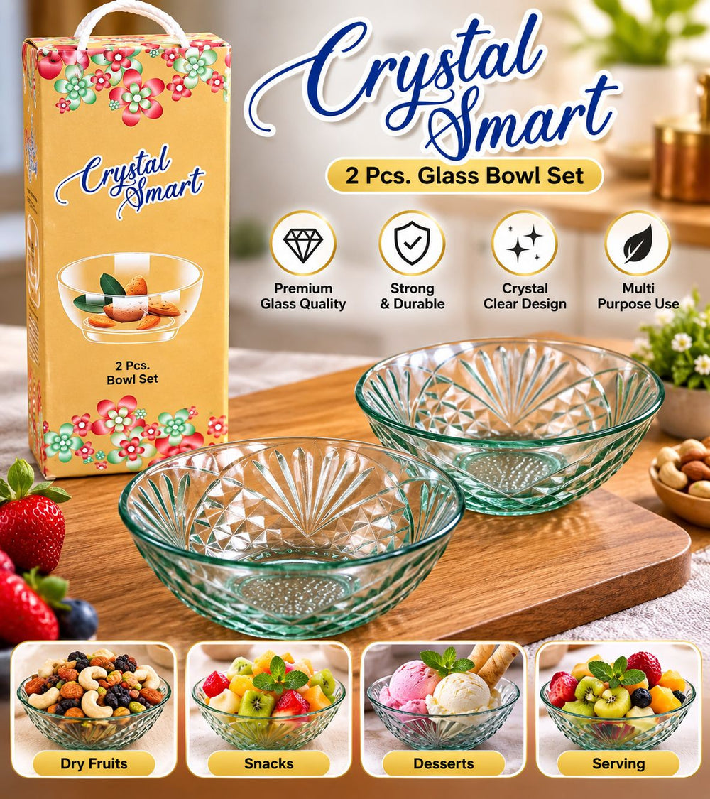 Crystal Bowl Gift Set – 2 Bowls