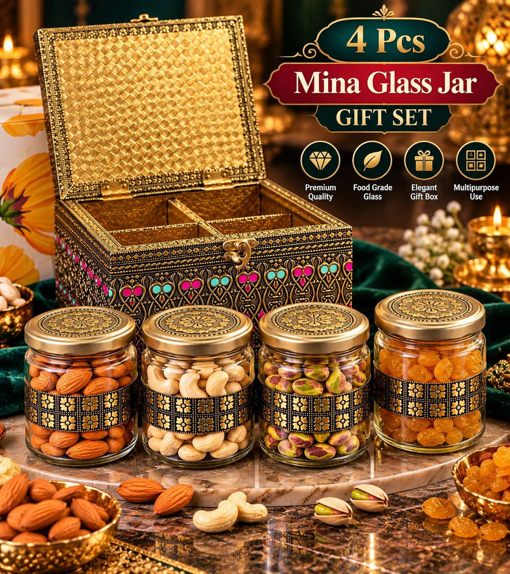 Mina Glass Jar Gift Set – 4 Jars