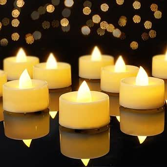 Flameless LED Diya – Pack of 12