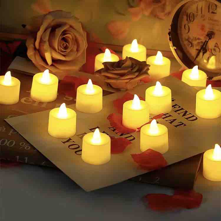 Flameless LED Diya – Pack of 12