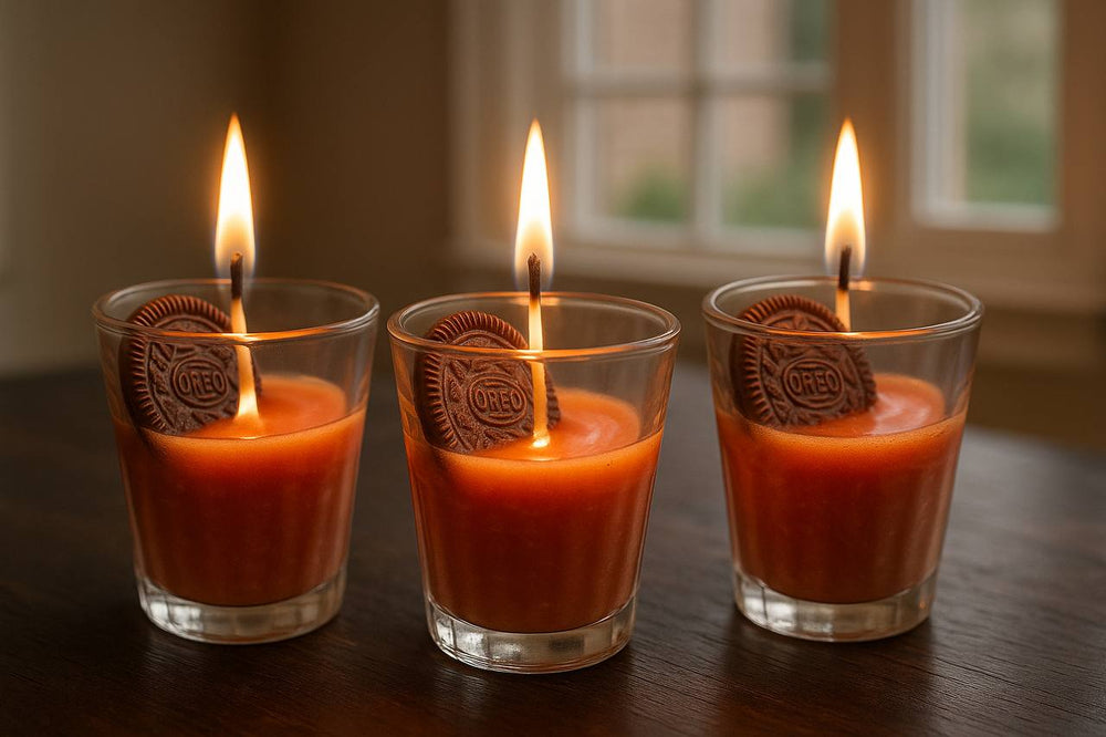 Chai & Biscuit Glass Candle