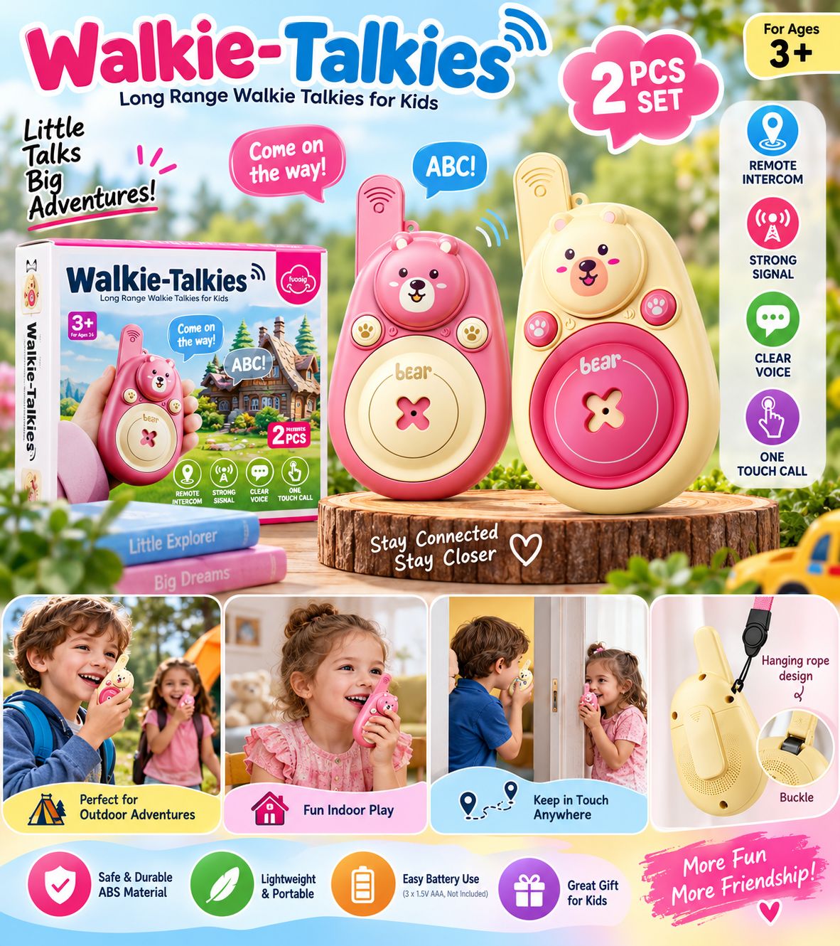 Kids Walkie Talkie Set (Pair)