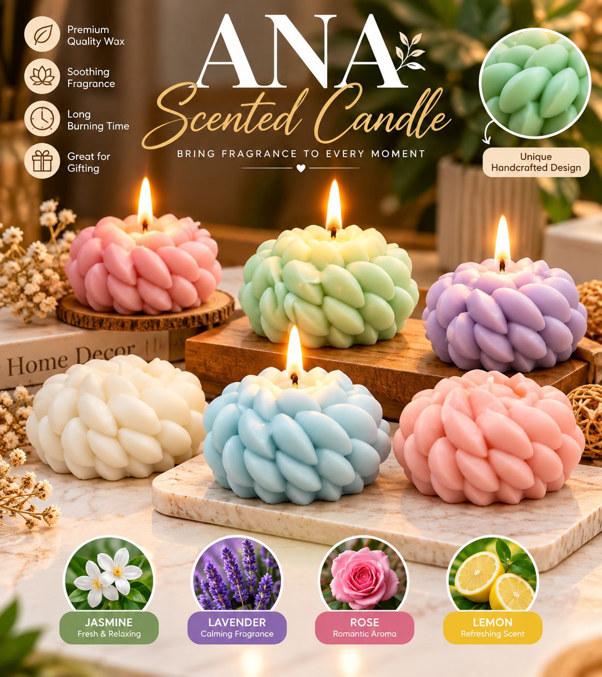 ANA Scented Wax Candle