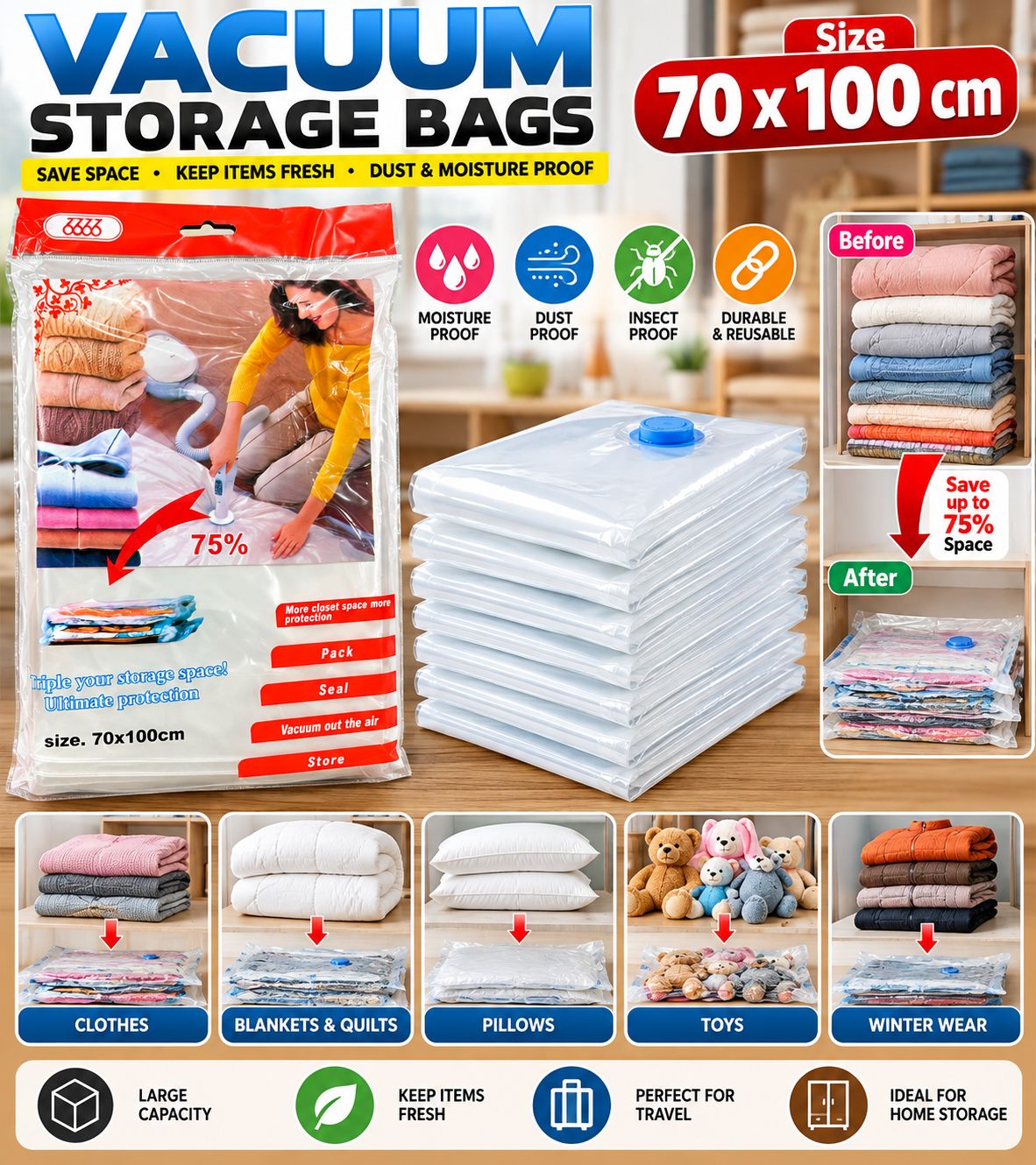 Wardrobe Space-Saver Combo