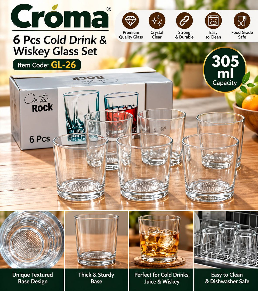 Classic Glass Set – 6 × 305 ml