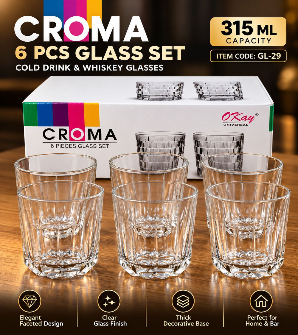 Polaris Glass Set – 6 × 315 ml